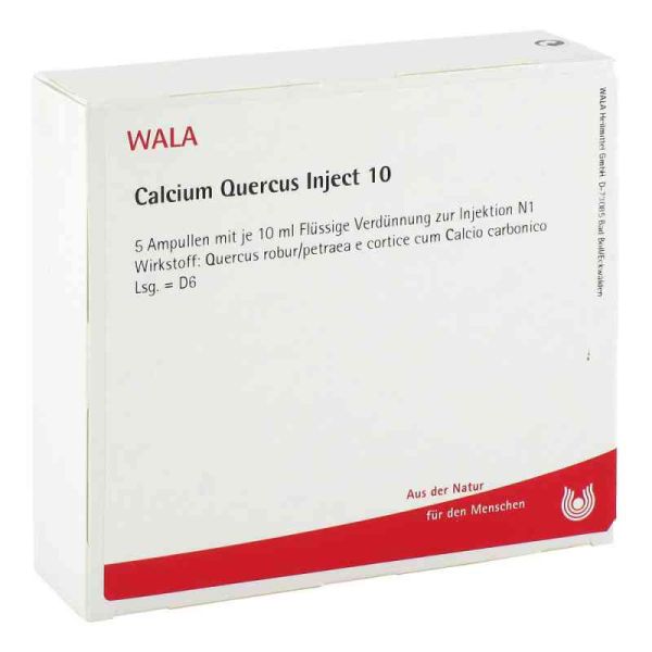 Calcium Quercus Inject 10 Ampullen (5X10 ml)