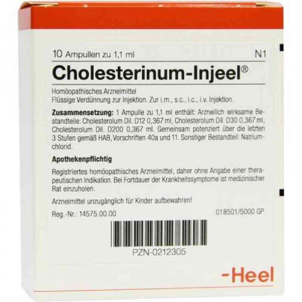 Cholesterinum Injeel Ampullen (10 stk)