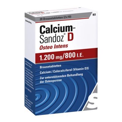 Calcium-Sandoz D Osteo intens 1200mg/800 I.E. (20 stk)