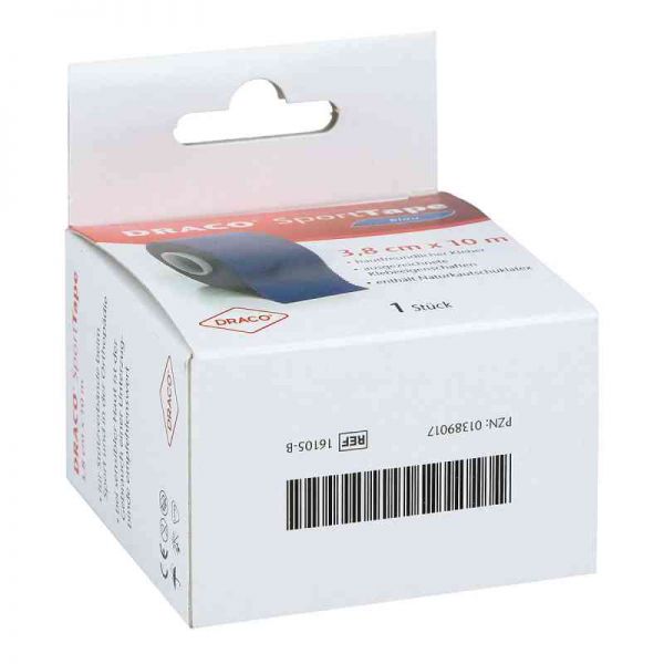 Dracotapeverband 10mx3,8cm blau (1 stk)