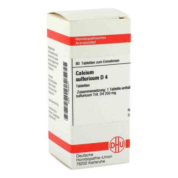 Calcium Sulfuricum D 4 Tabletten (80 stk)