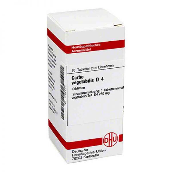 Carbo Vegetabilis D 4 Tabletten (80 stk)