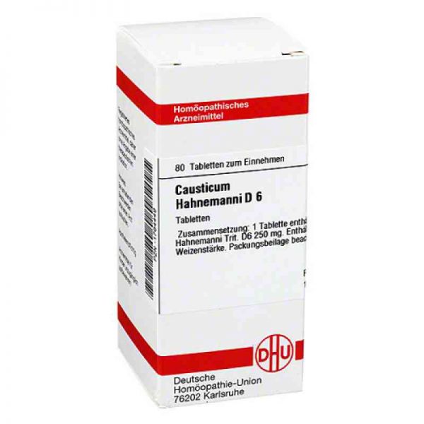 Causticum Hahnemanni D 6 Tabletten (80 stk)