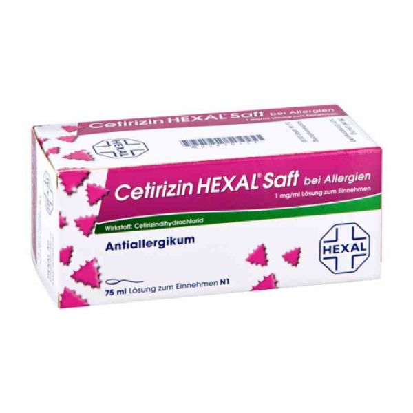 Cetirizin HEXAL bei Allergien 1mg/ml (75 ml)