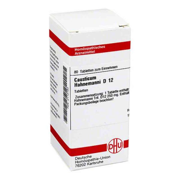 Causticum Hahnemanni D 12 Tabletten (80 stk)