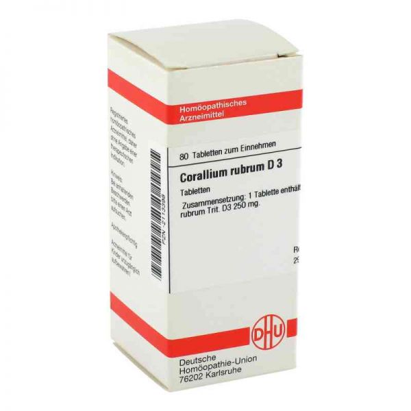 Corallium Rubrum D 3 Tabletten (80 stk)