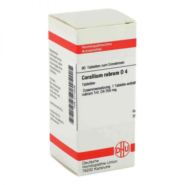 Corallium Rubrum D 4 Tabletten (80 stk)