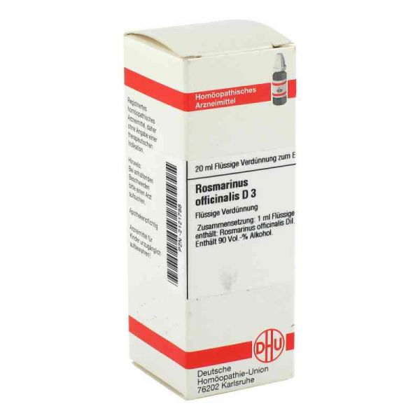 Rosmarinus Off. D 3 Dilution (20 ml)