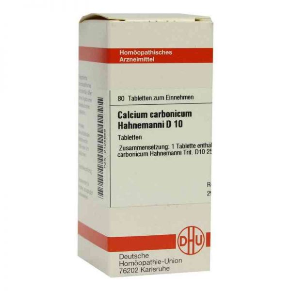 Calcium Carbonicum D 10 Tabletten Hahnemanni (80 stk)