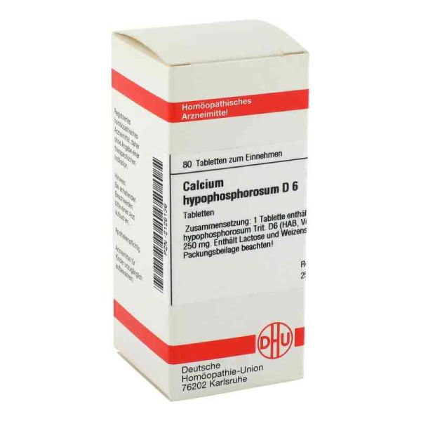 Calcium Hypophosphorosum D 6 Tabletten (80 stk)