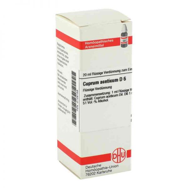 Cuprum Aceticum D 6 Dilution (20 ml)