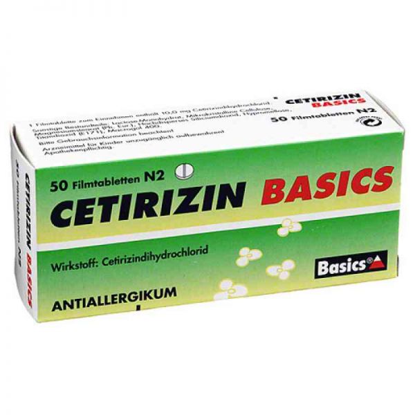 Cetirizin BASICS (50 stk)