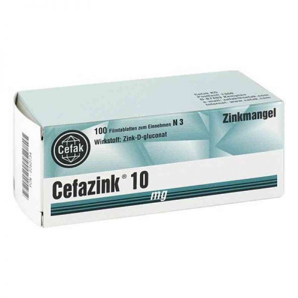 Cefazink 10mg (100 stk)