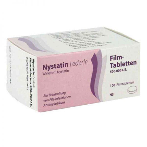 Nystatin Lederle 500000 I.E. (100 stk)