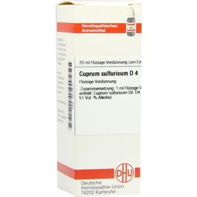 Cuprum Sulfuricum D 4 Dilution (20 ml)