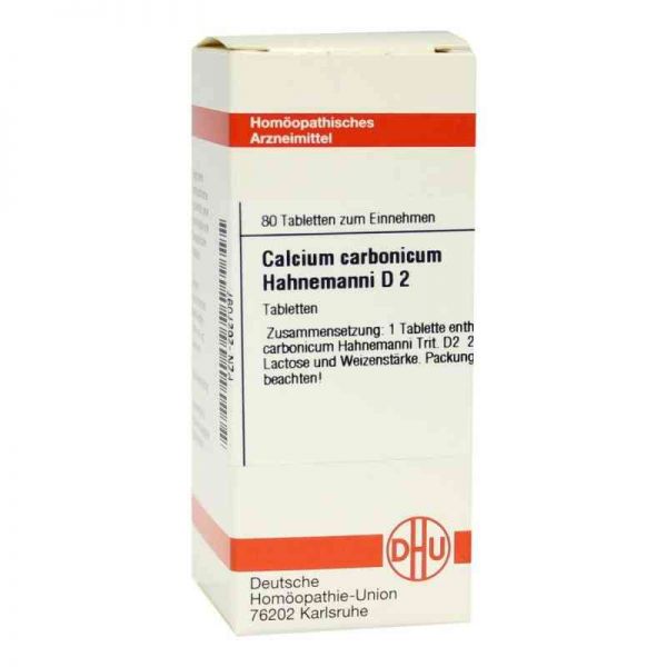 Calcium Carbonicum D 2 Tabletten Hahnemanni (80 stk)