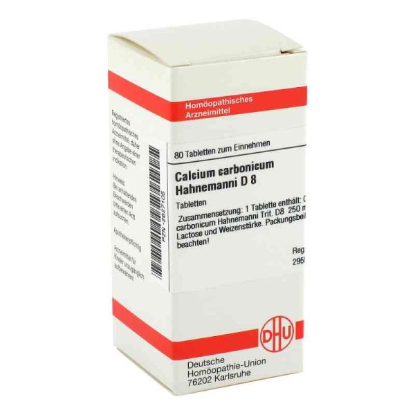 Calcium Carbonicum D 8 Tabletten Hahnemanni (80 stk)