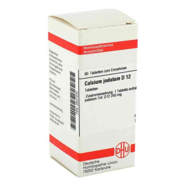 Calcium Jodatum D 12 Tabletten (80 stk)