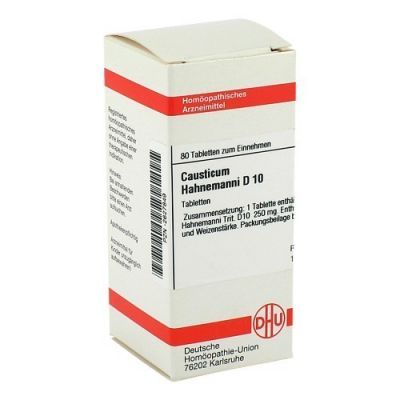 Causticum Hahnemanni D 10 Tabletten (80 stk)