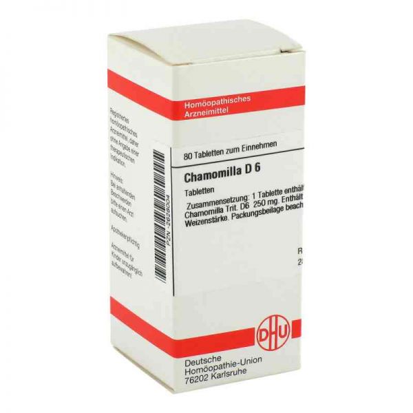 Chamomilla D 6 Tabletten (80 stk)