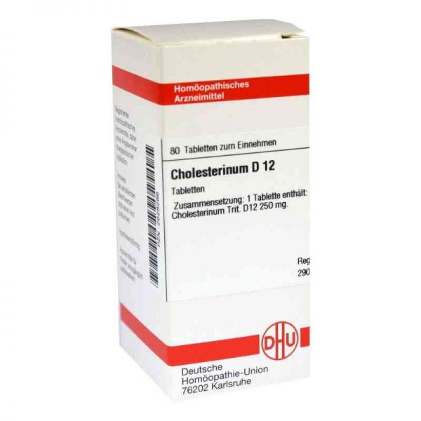 Cholesterinum D 12 Tabletten (80 stk)