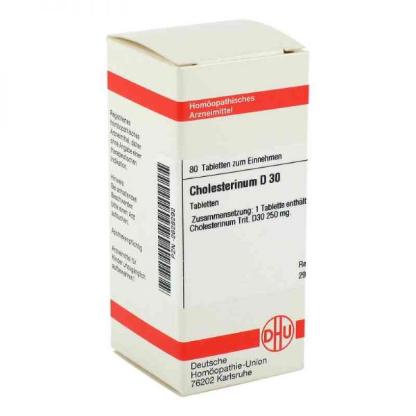 Cholesterinum D 30 Tabletten (80 stk)