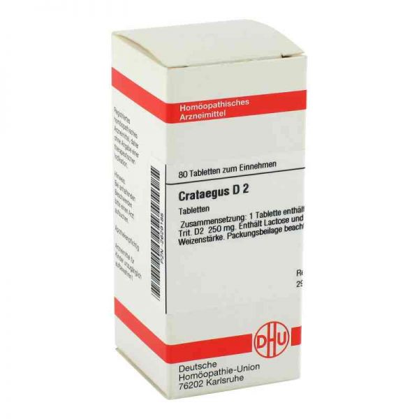 Crataegus D 2 Tabletten (80 stk)