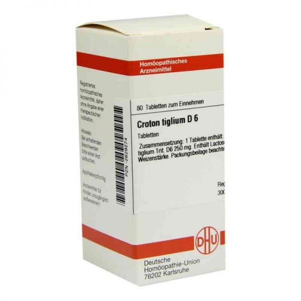 Croton Tiglium D 6 Tabletten (80 stk)