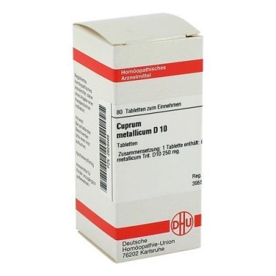 Cuprum Metallicum D 10 Tabletten (80 stk)