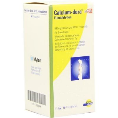 Calcium-dura Vit D3 (50 stk)