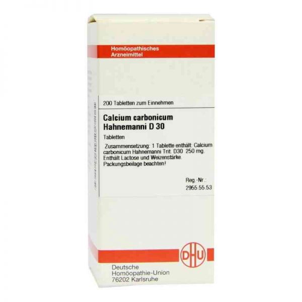 Calcium Carbonicum D 30 Tabletten Hahnemanni (200 stk)