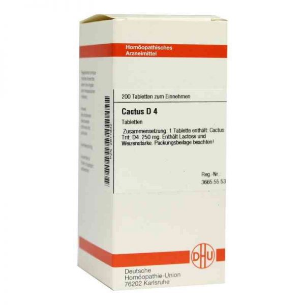 Cactus D 4 Tabletten (200 stk)