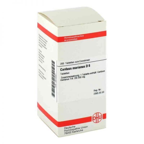 Carduus Marianus D 6 Tabletten (200 stk)