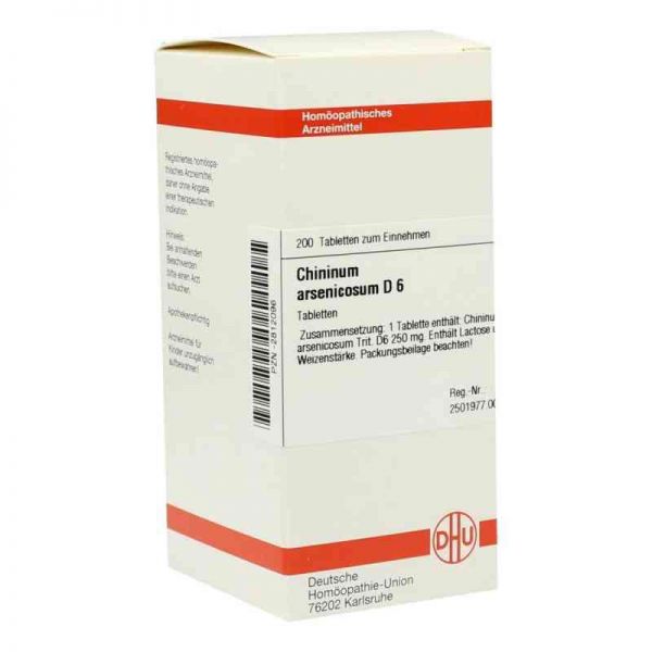 Chininum Arsenicosum D 6 Tabletten (200 stk)