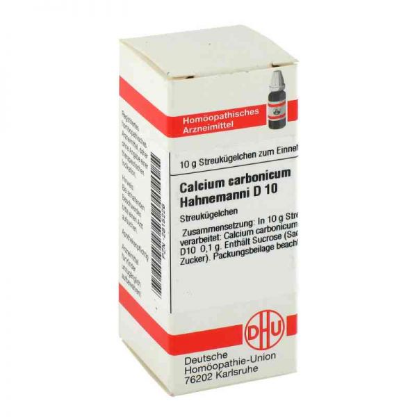 Calcium Carbonicum D 10 Globuli Hahnemanni (10 g)