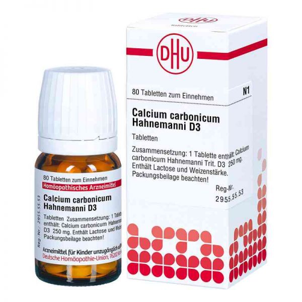 Calcium Carbonicum D 3 Tabletten Hahnemanni (80 stk)