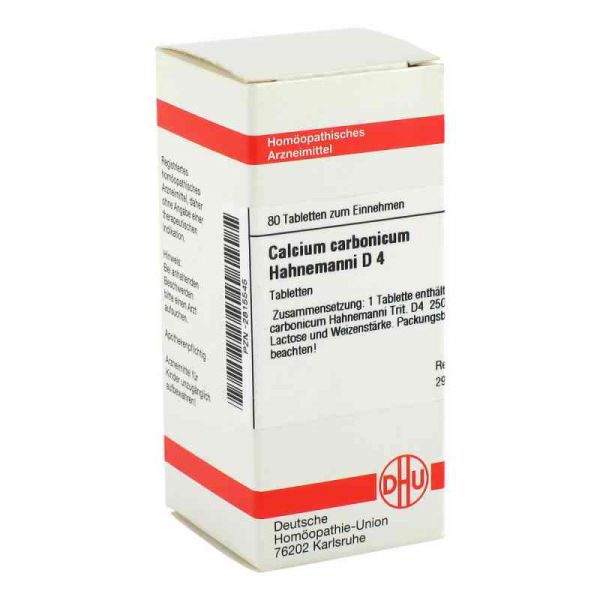 Calcium Carbonicum D 4 Tabletten Hahnemanni (80 stk)