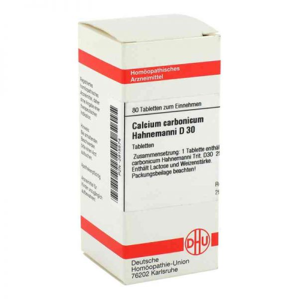 Calcium Carbonicum D 30 Tabletten Hahnemanni (80 stk)