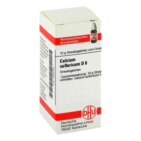 Calcium Sulfuricum D 6 Globuli (10 g)