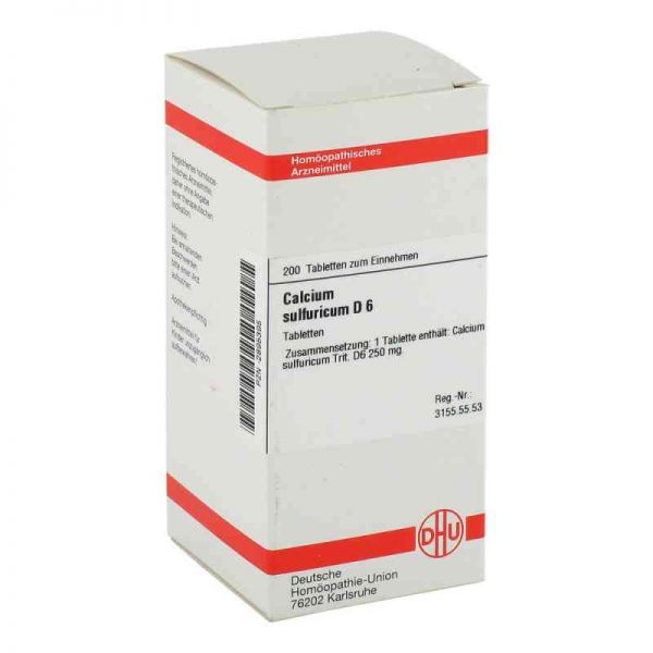 Calcium Sulfuricum D 6 Tabletten (200 stk)