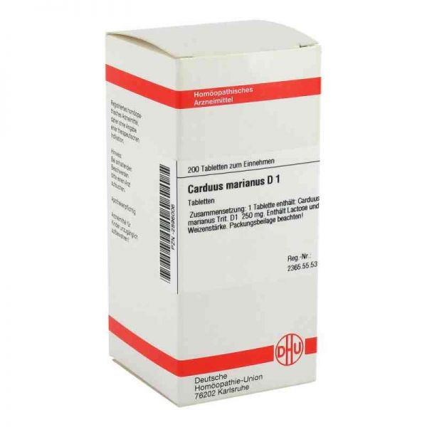 Carduus Marianus D 1 Tabletten (200 stk)