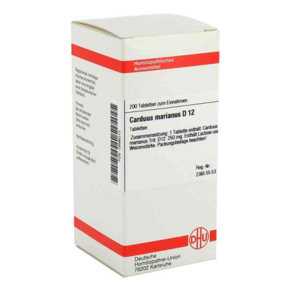 Carduus Marianus D 12 Tabletten (200 stk)