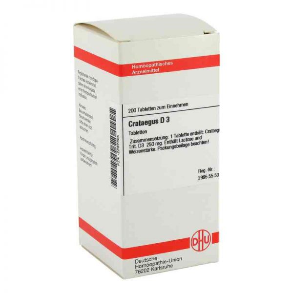 Crataegus D 3 Tabletten (200 stk)