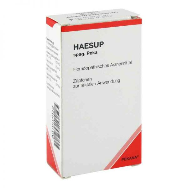 Haesup spag. Peka Suppositorien (10 stk)