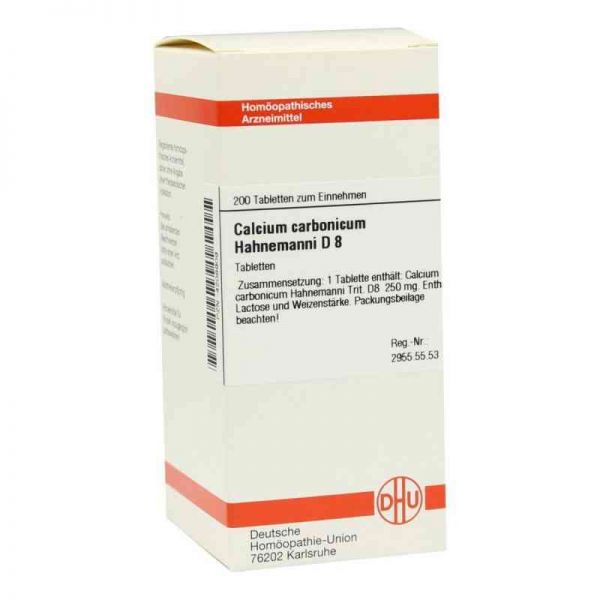 Calcium Carbonicum D 8 Tabletten Hahnemanni (200 stk)