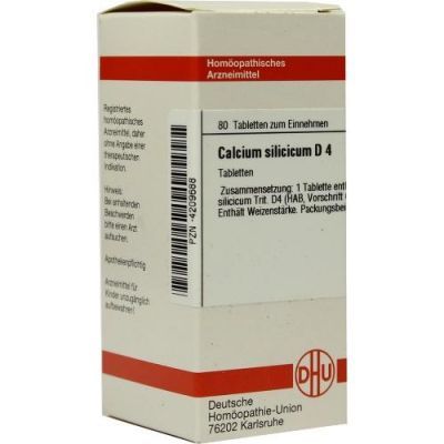 Calcium Silicicum D 4 Tabletten (80 stk)