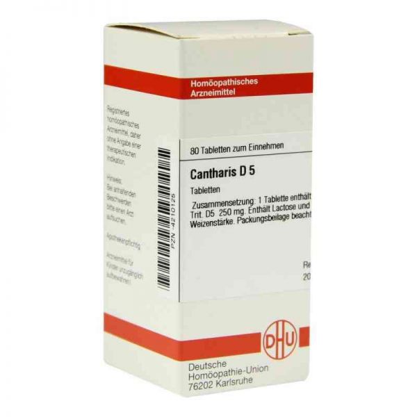 Cantharis D 5 Tabletten (80 stk)