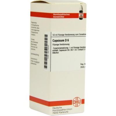 Capsicum D 6 Dilution (50 ml)