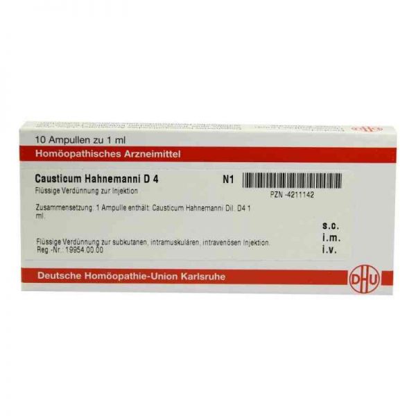 Causticum Hahnemanni D 4 Ampullen (10X1 ml)