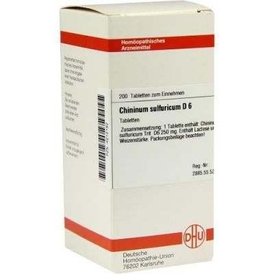 Chininum Sulfuricum D 6 Tabletten (200 stk)